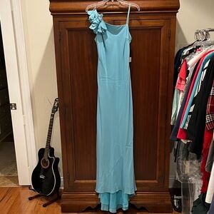 Robert Rodriguez Light Blue Maxi Dress